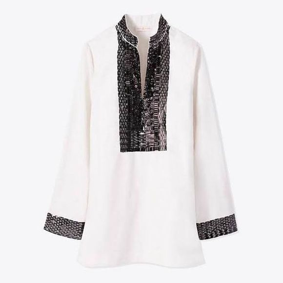 Tory Burch Embellished 'Tory Tunic'🌺 NWT - Picture 7 of 13